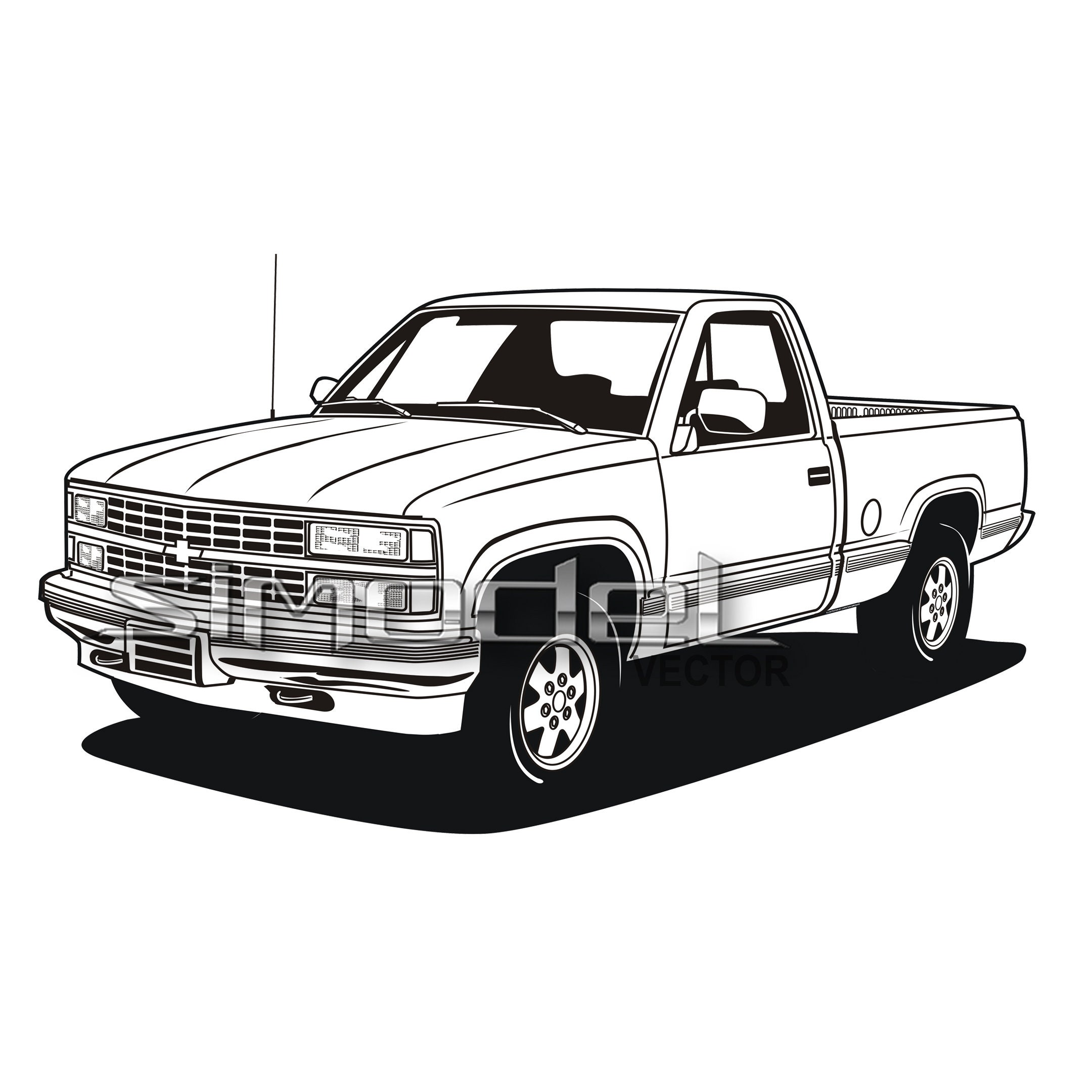 silverado dibujo