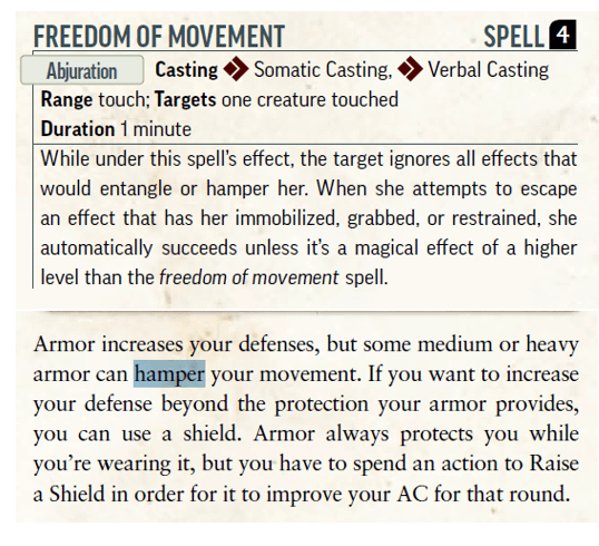 dnd 5e freedom of movement