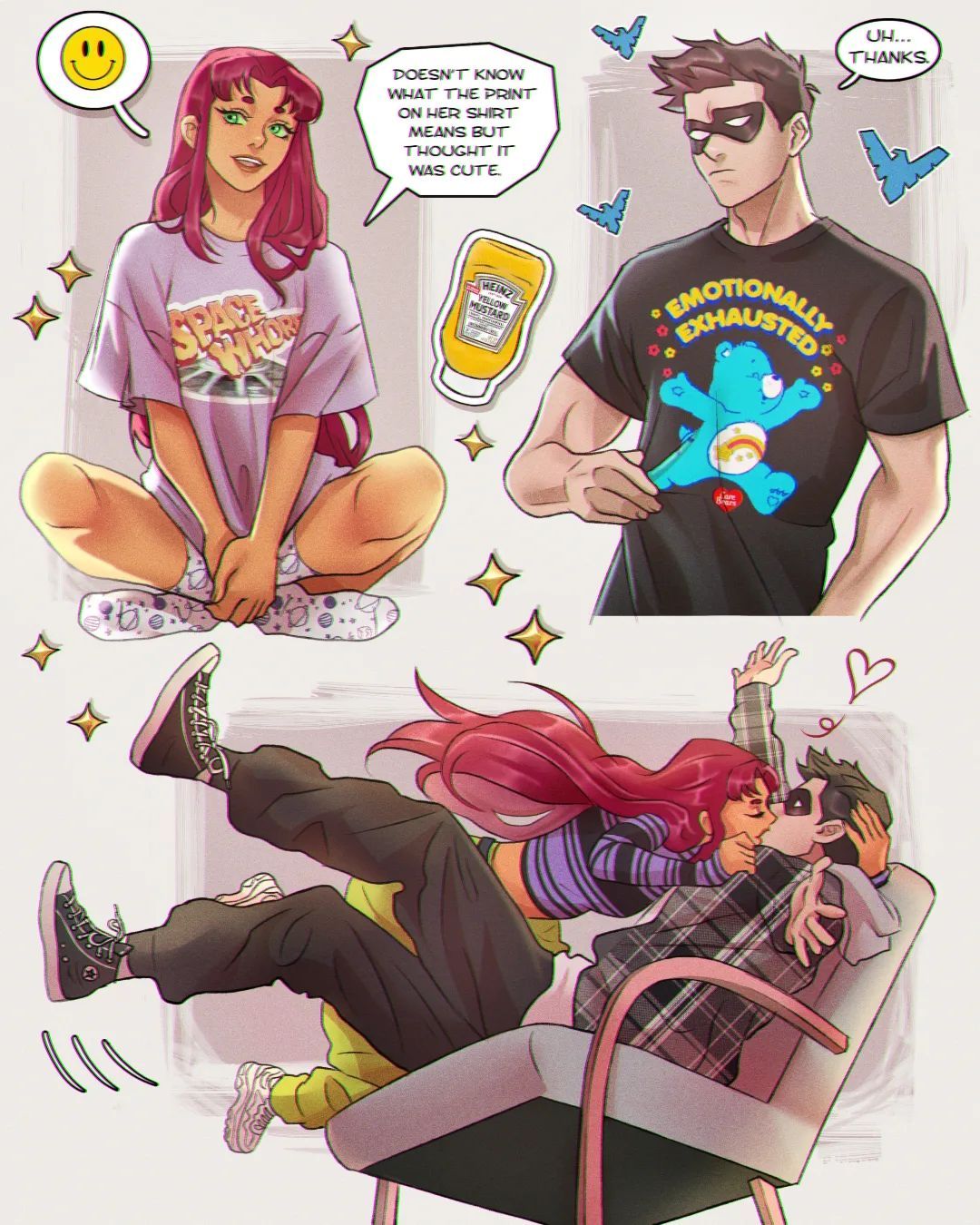 robin x starfire