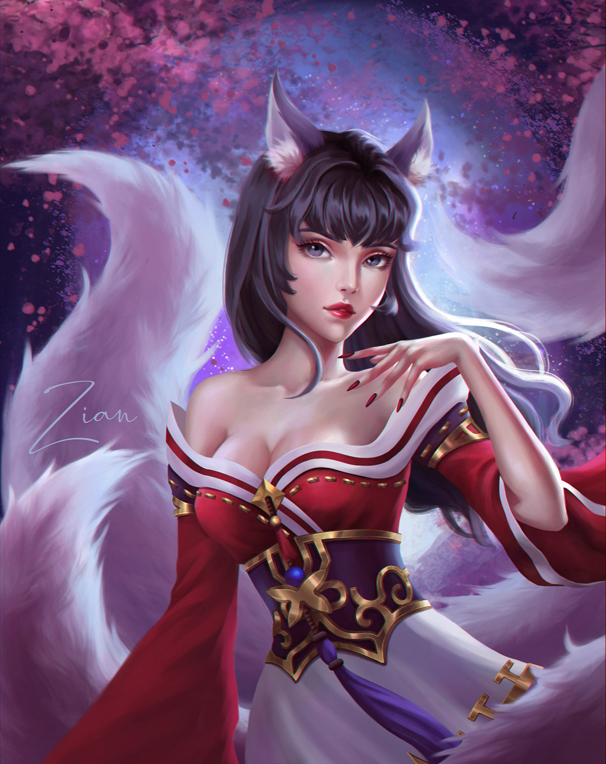 ahri fanart