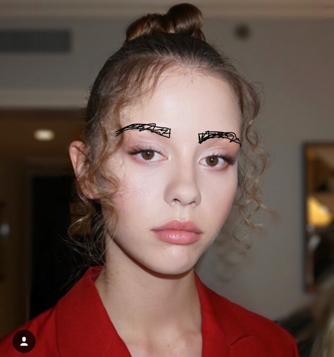 mia goth eyebrows