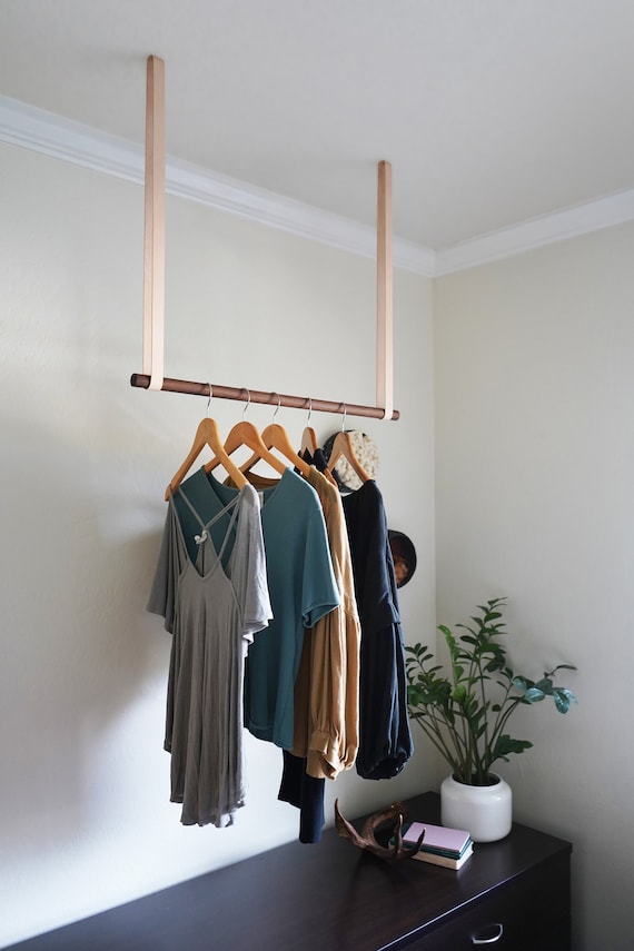 hanging clothes rack