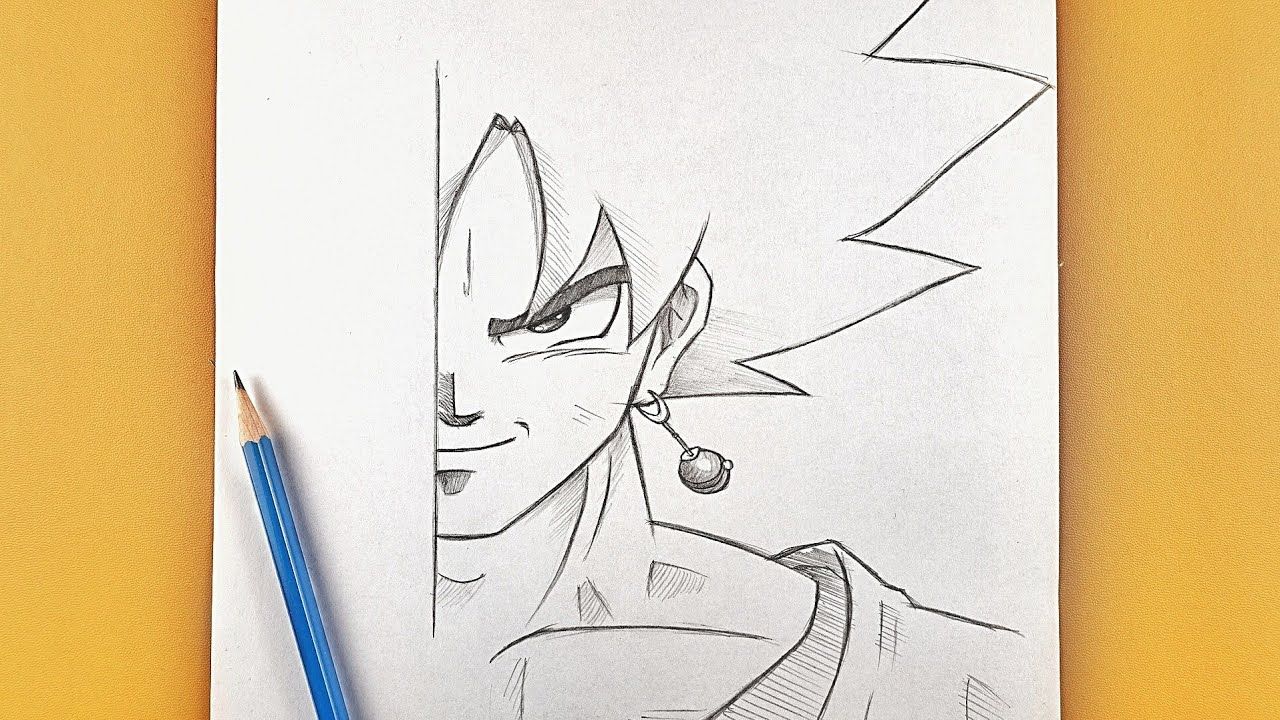 goku drawing easy