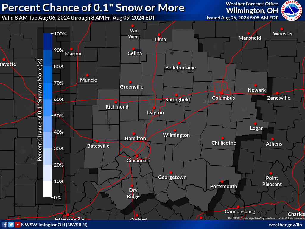 weather forecast for beavercreek ohio