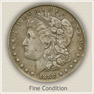 1888 o silver dollar value