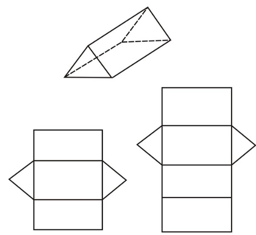 net of triangular prism