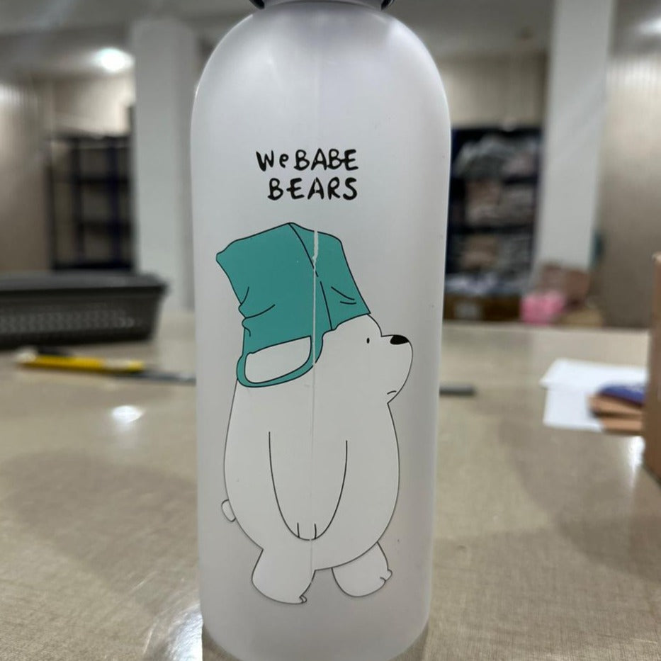we bare bears water bottle