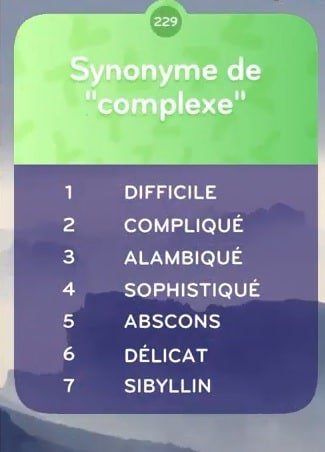 synonyme de grand top 7