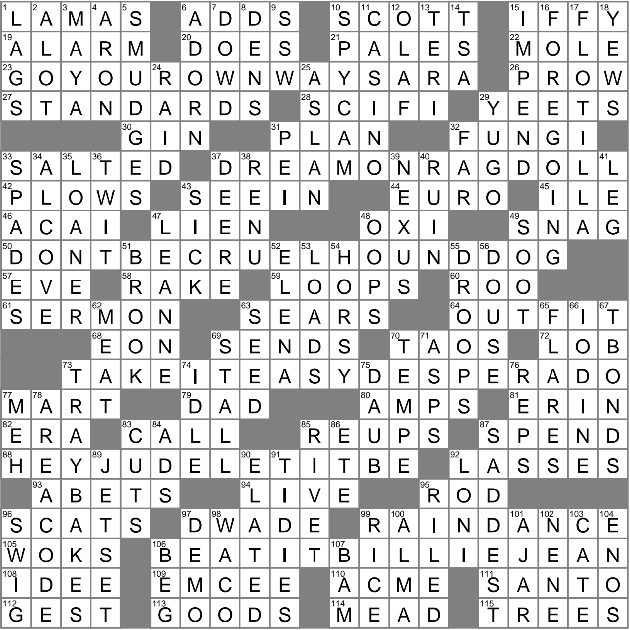 throw slangily crossword clue