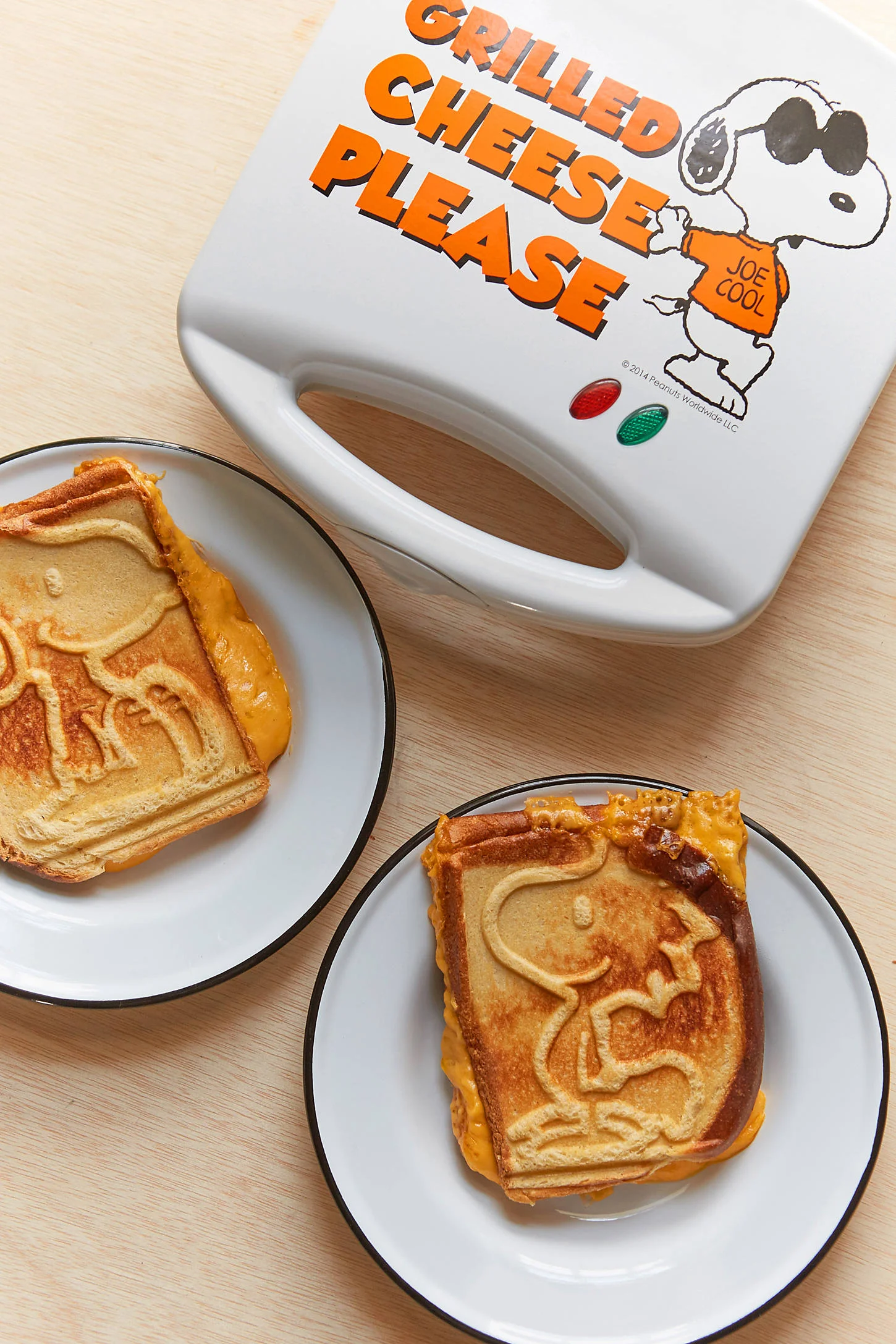 snoopy grilled cheese