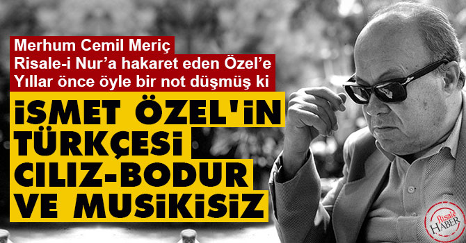 ismet özel said nursi