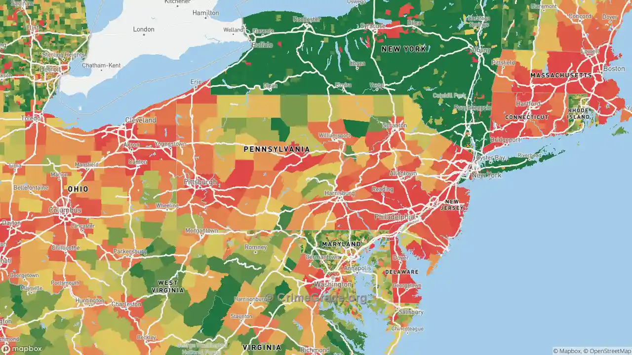 pennsylvania crime map