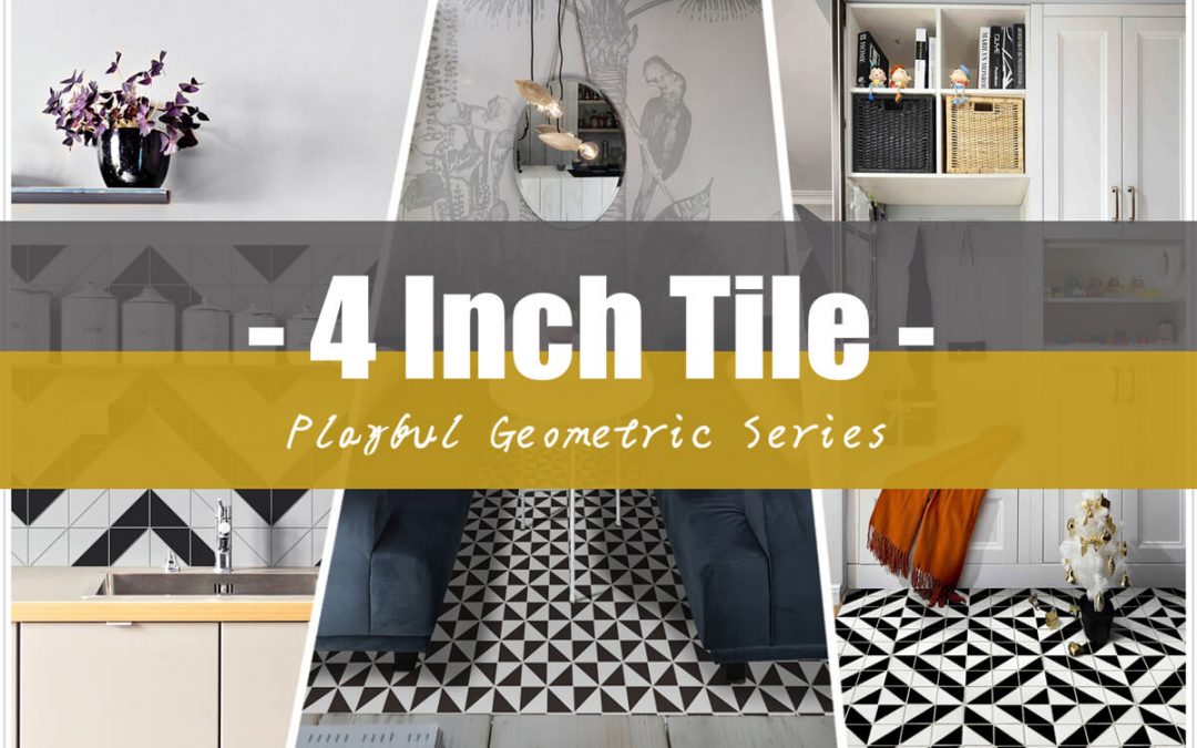 4 inch by 4 inch tiles