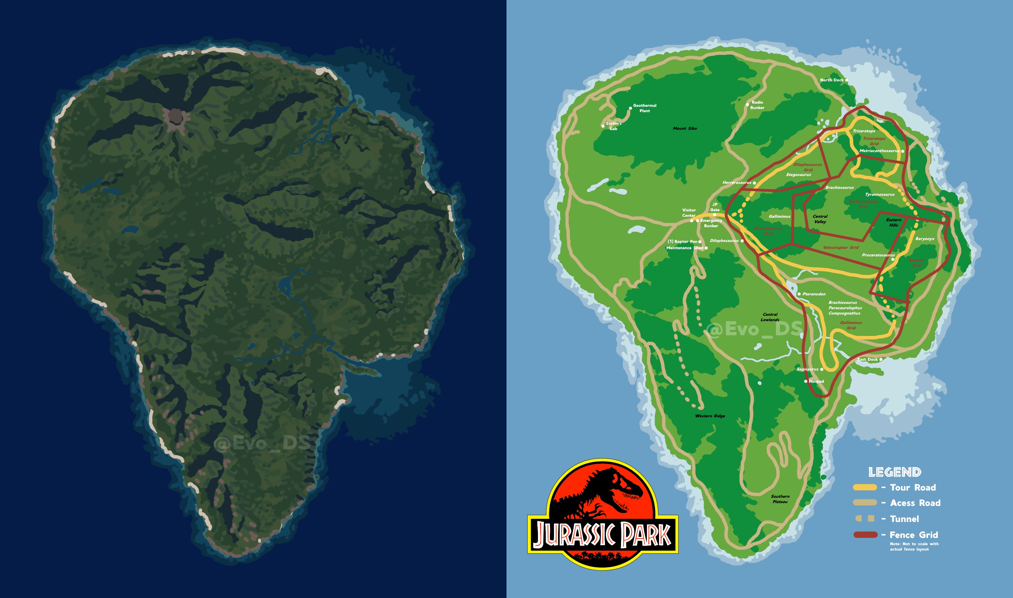 isla nublar map