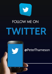 follow me on twitter template