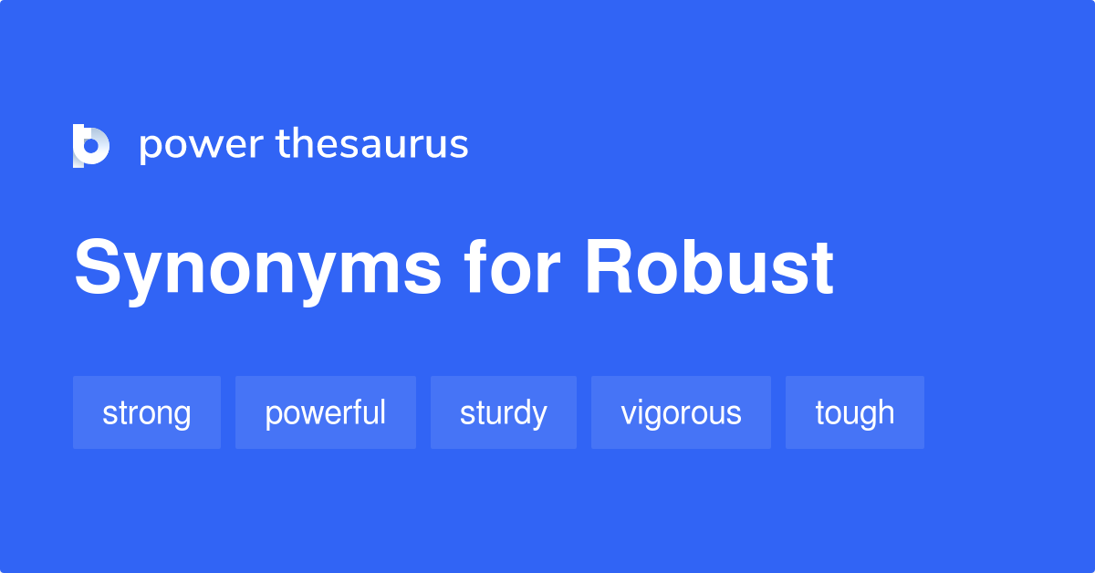 thesaurus robust