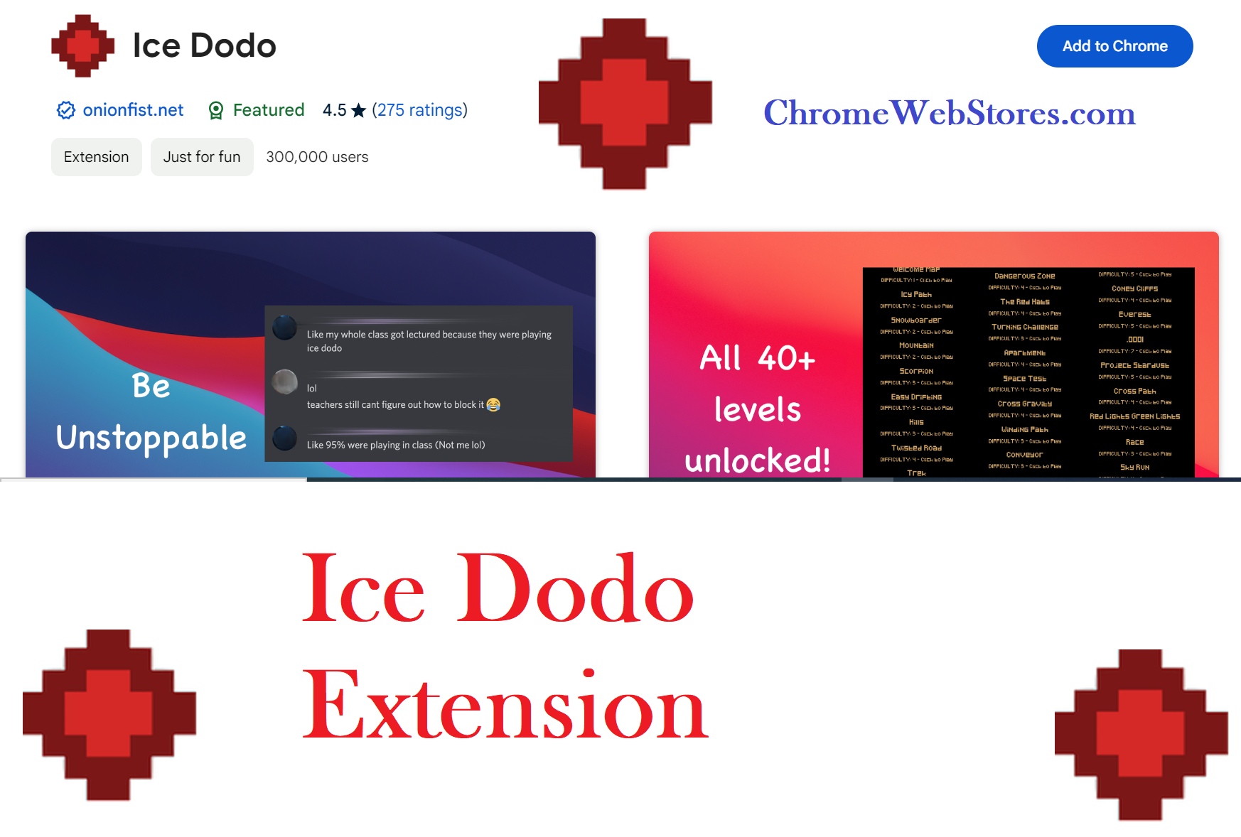 ice dodo chrome