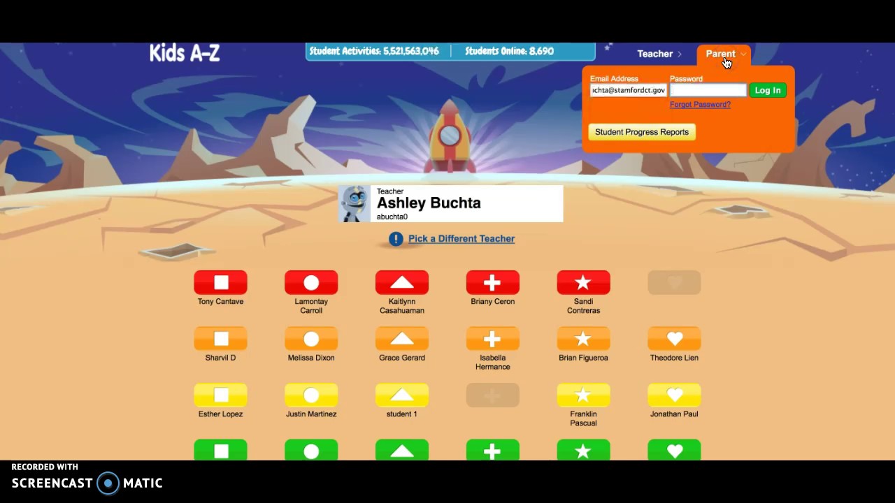 raz kids teacher login