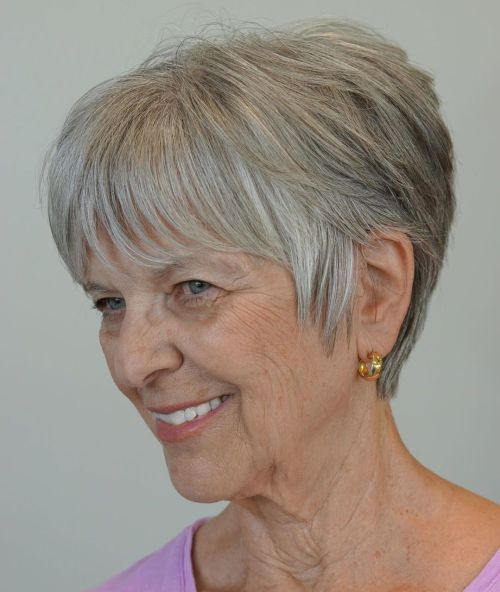 short hairstyles women over 60