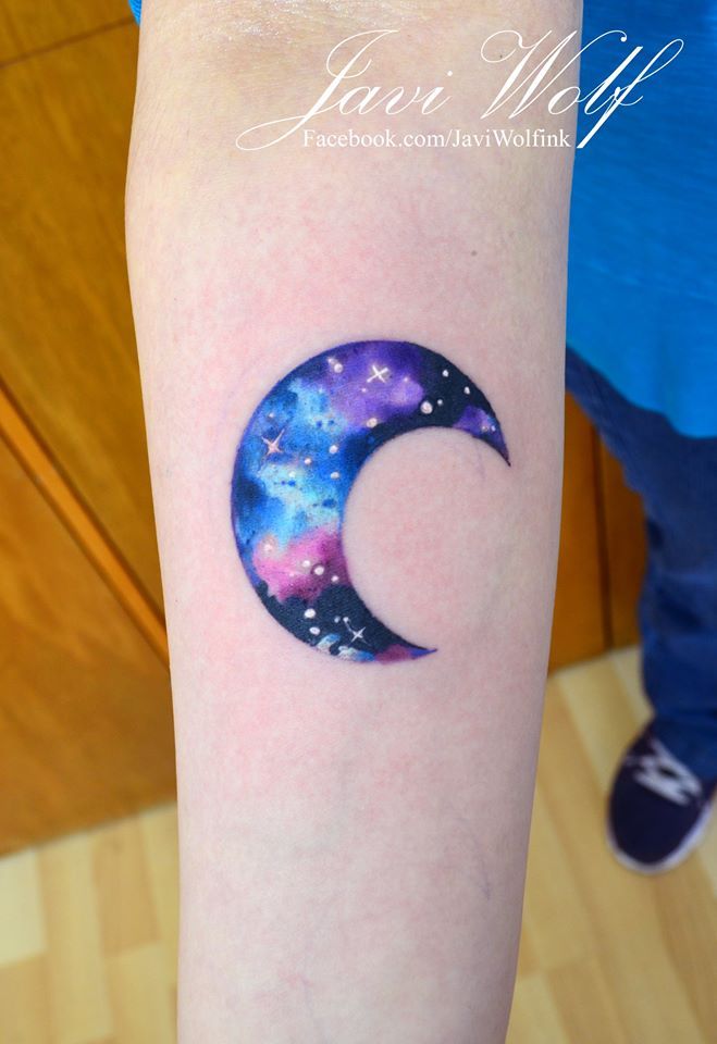 diseño luna tattoo