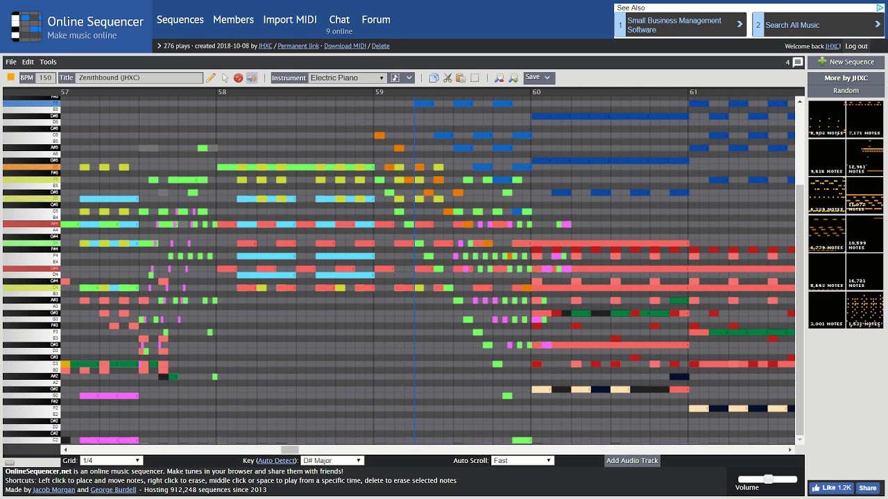 online music sequencer