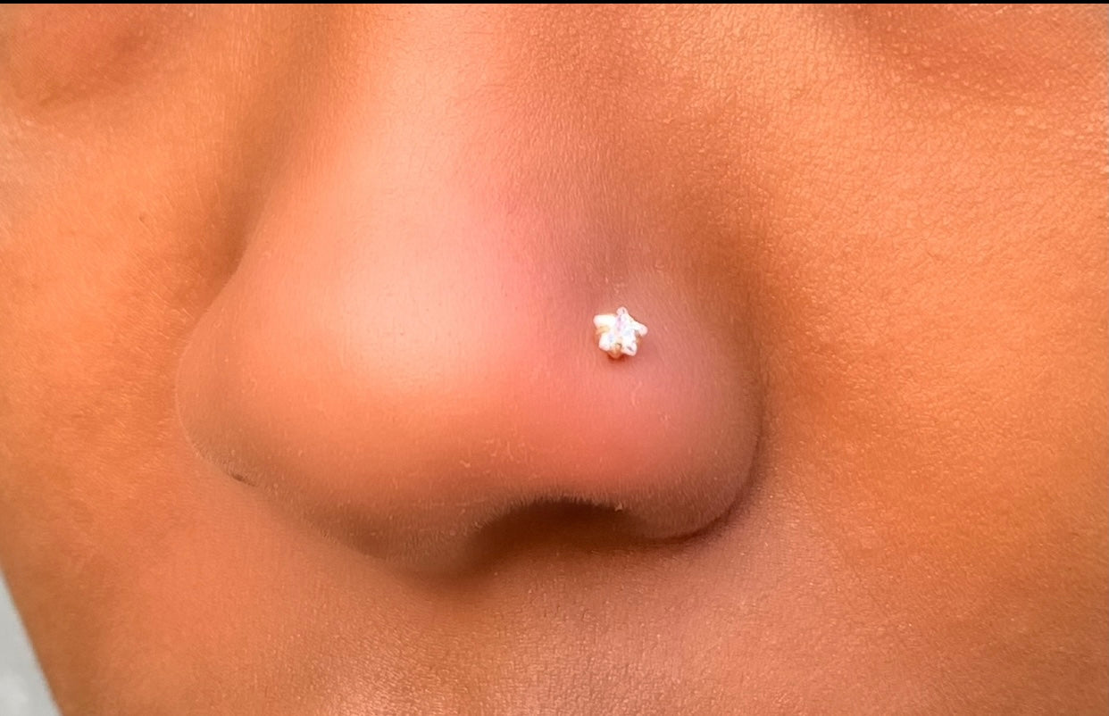 nose piercing star