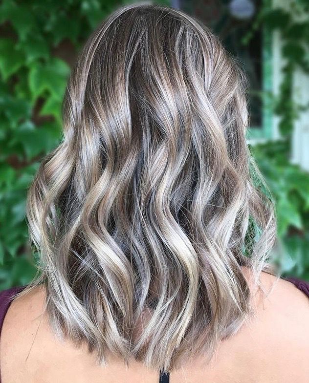 ash balayage blonde