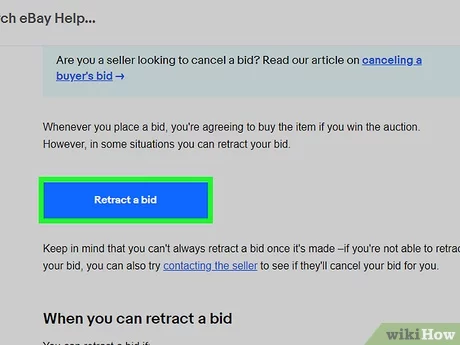 can you remove a bid on ebay