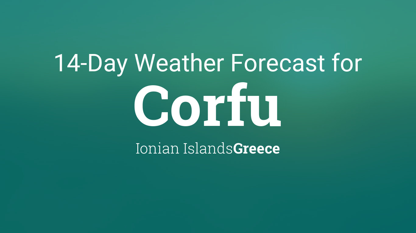 14 day weather in corfu