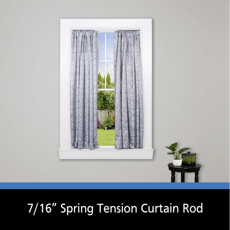 spring loaded curtain rod