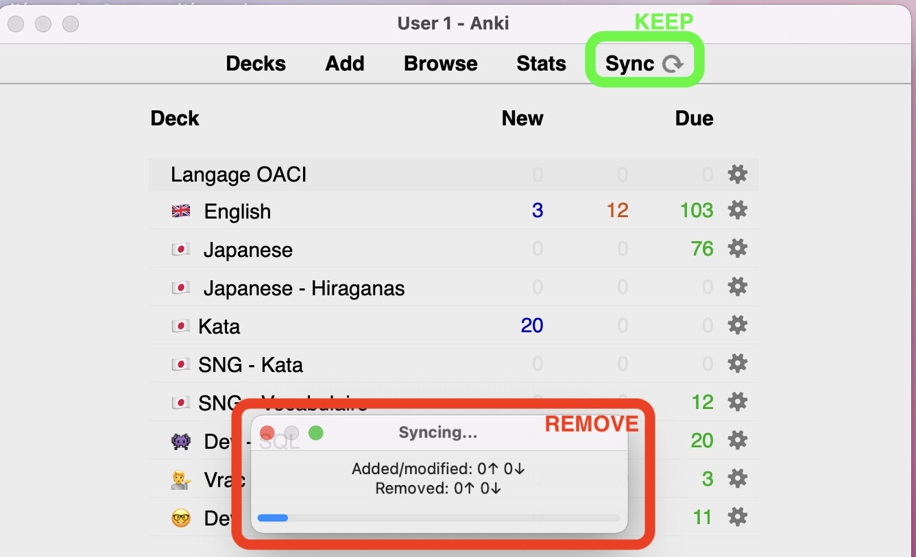 anki sync