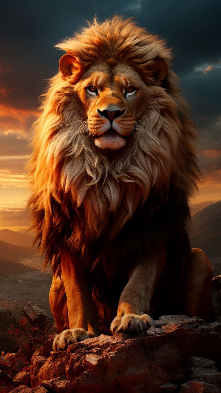 lion 4k wallpaper