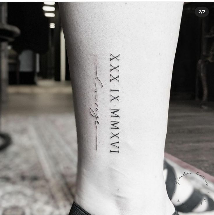 tattoos roman numerals meaning