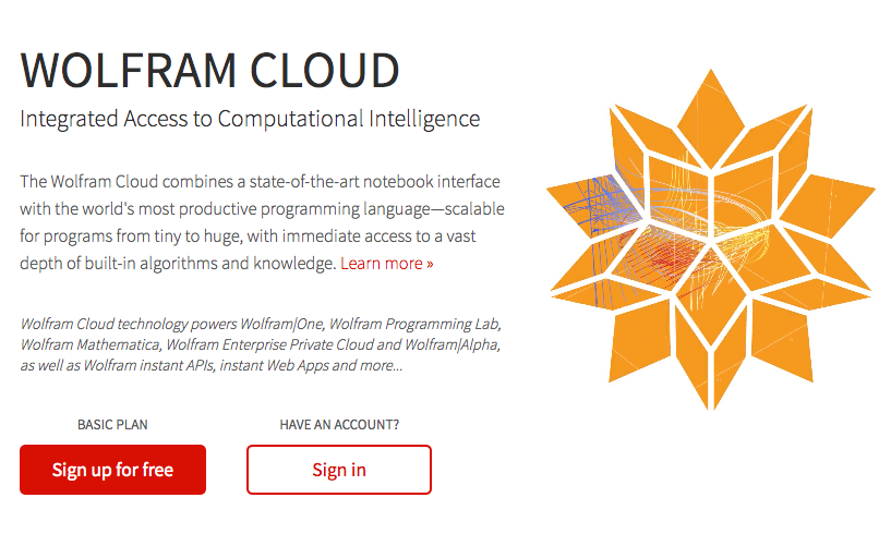 wolfram mathematica cloud