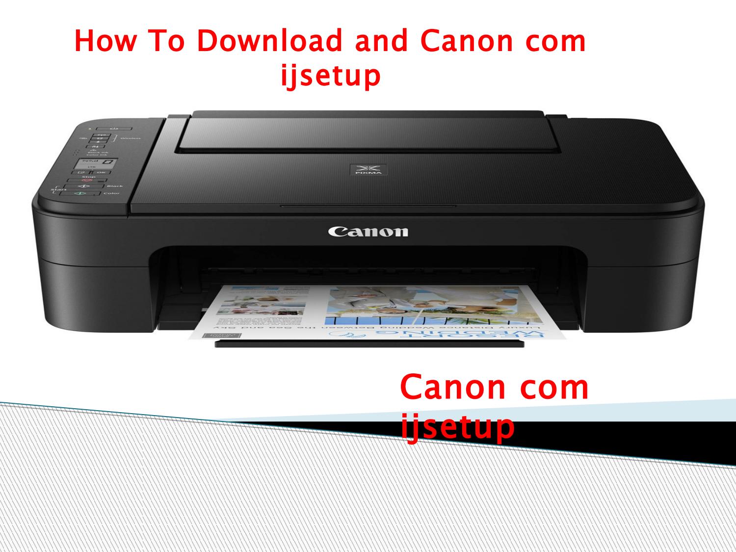 canon com ijsetup