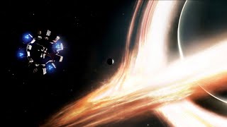 interstellar black hole scene 4k