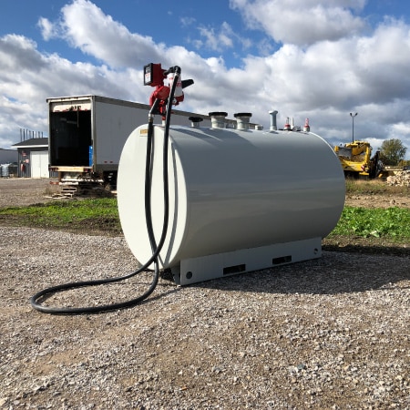 500 gallon fuel storage tank