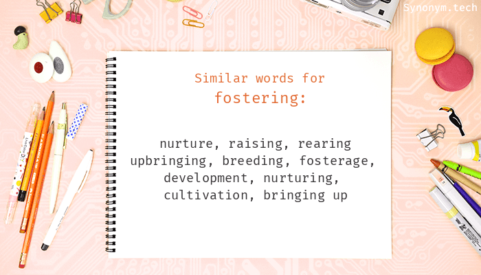 fostering synonym