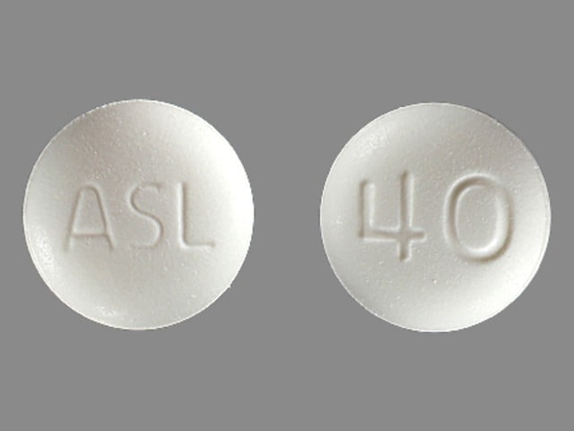 white round pill 40