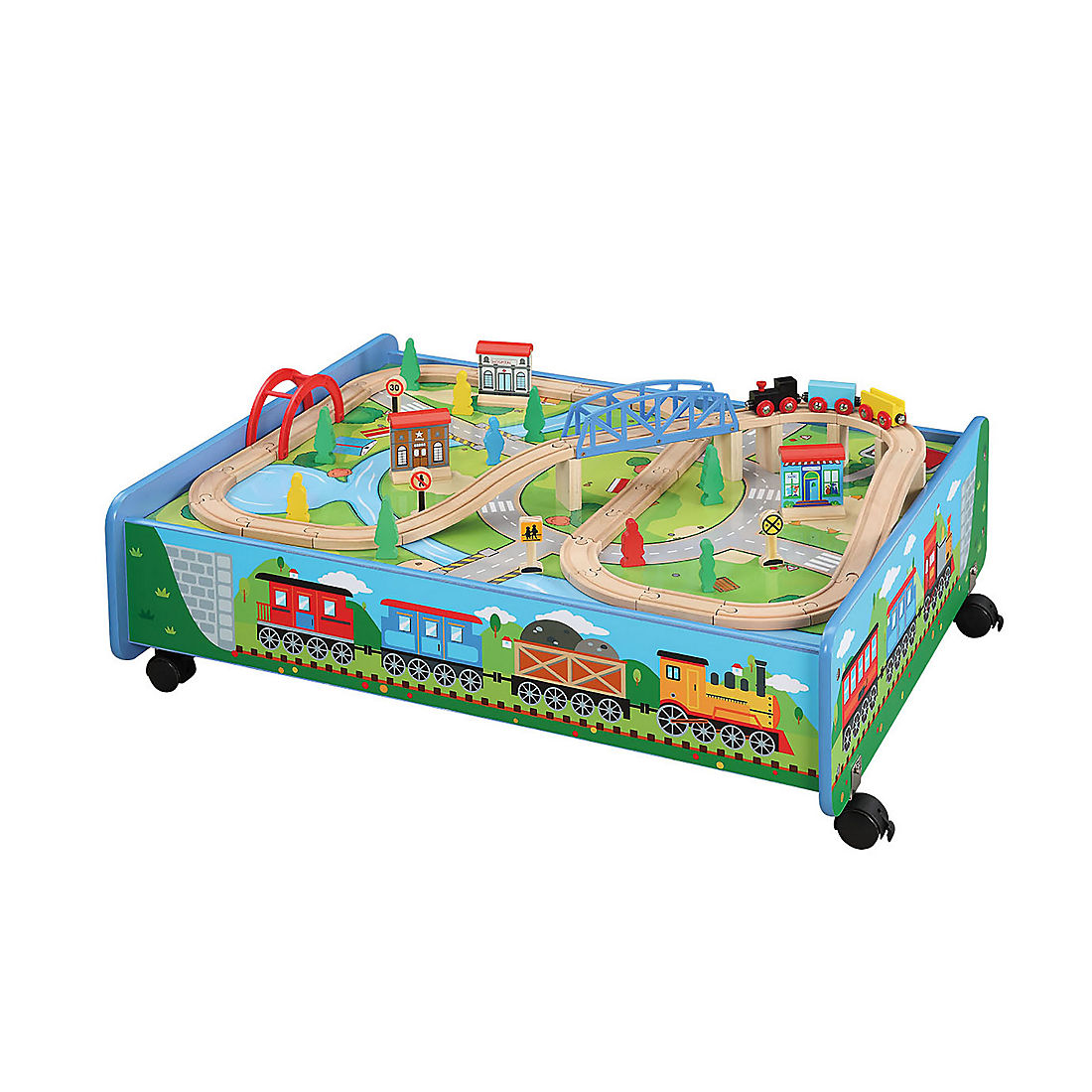 thomas the tank wooden train set