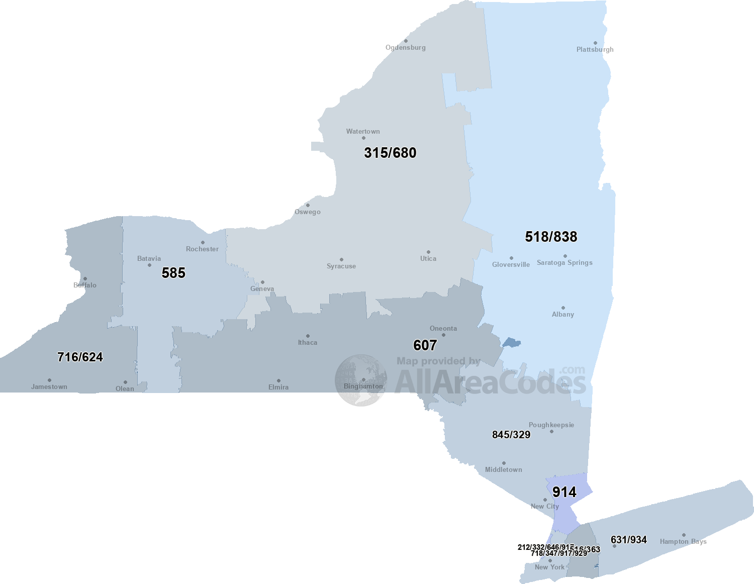 718 area code new york