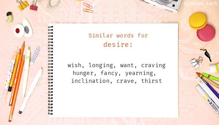 desire to synonym