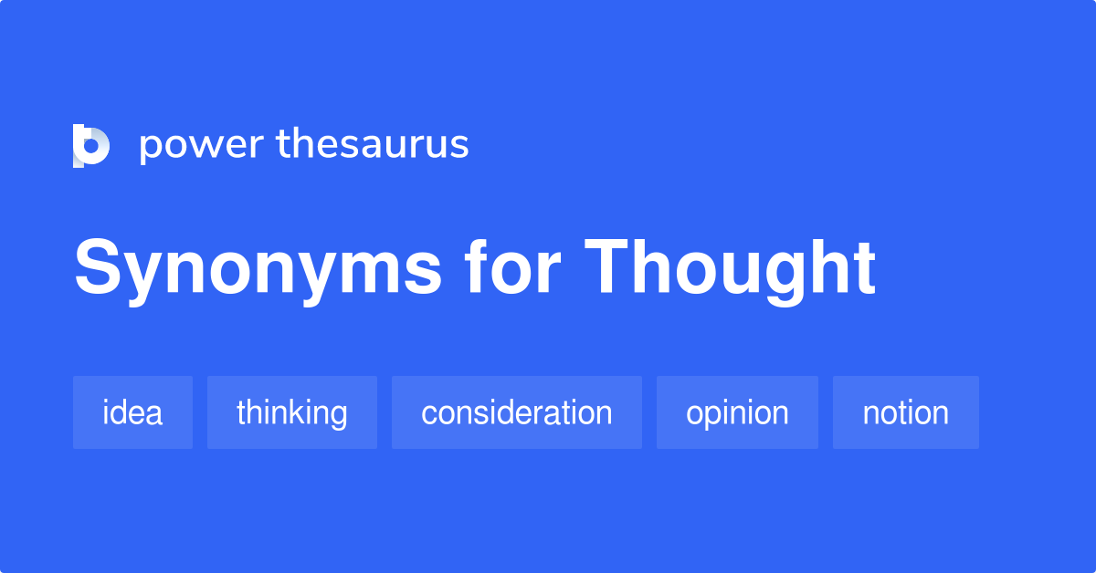thesaurus for thought