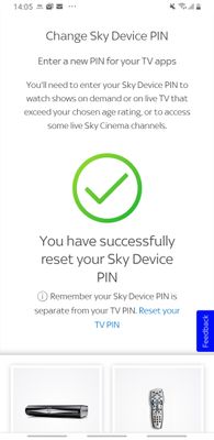 sky com device pin