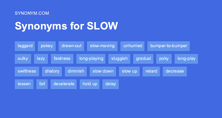 slow antonym