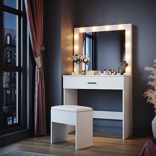 led mirror for dressing table