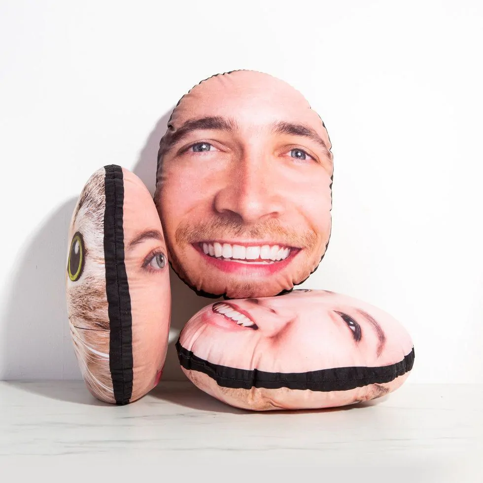 personalised face pillow
