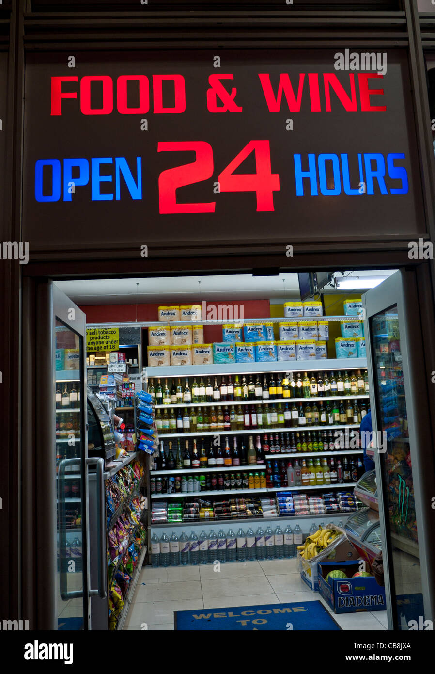 grocery stores open 24 hours