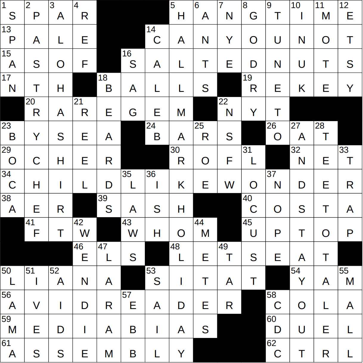 teetotal crossword