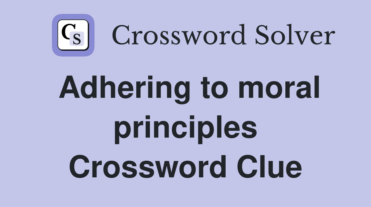 adhering crossword clue